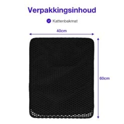 SIMU Lifestyle - Kattenbakmat - Grit Opvanger - Dubbele Laag - Waterdicht - Zwart - 50x40 Cm -Merkloos Winkel 1200x1200 1155