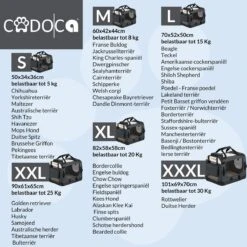 Cadoca Honden & Katten Reismand XL - 81x56x58cm - Antraciet -Merkloos Winkel 1200x1200 1168