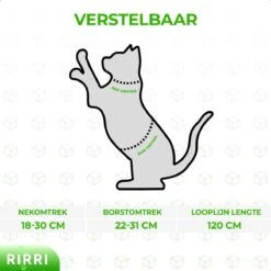 Rirri Kattenharnas Met Looplijn - Kattentuigje Met Looplijn Hoogwaardige Kwaliteit - Zwart -Merkloos Winkel 1200x1200 1186