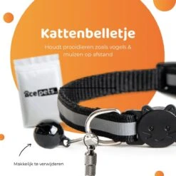 ACE Pets Reflecterende Kattenhalsband Met Veiligheidssluiting – Halsband Kat & Kitten - Met Adreskoker - Kittenhalsband & Kattenbandje Met Belletje - Geschikt Voor Apple Airtag - Zwart 12 ACE Pets Reflecterende Kattenhalsband Met Veiligheidssluiting – Halsband Kat & Kitten - Met Adreskoker - Kittenhalsband & Kattenbandje Met Belletje - Geschikt Voor Apple Airtag - Zwart -Merkloos Winkel 1200x1200 1218