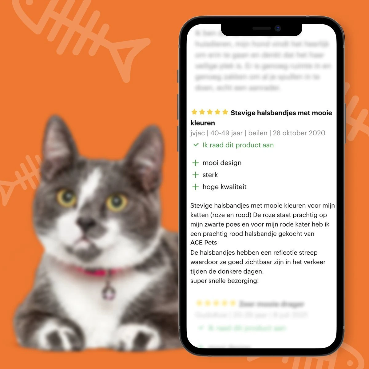 ACE Pets Reflecterende Kattenhalsband Met Veiligheidssluiting – Halsband Kat & Kitten - Met Adreskoker - Kittenhalsband & Kattenbandje Met Belletje - Geschikt Voor Apple Airtag - Zwart 6 ACE Pets Reflecterende Kattenhalsband Met Veiligheidssluiting – Halsband Kat & Kitten - Met Adreskoker - Kittenhalsband & Kattenbandje Met Belletje - Geschikt Voor Apple Airtag - Zwart - Afbeelding 6