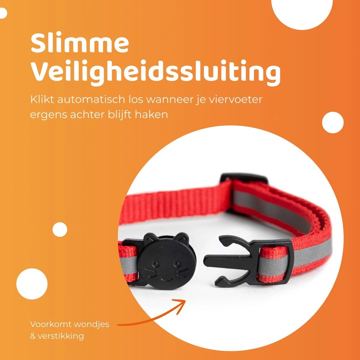 ACE Pets Reflecterende Kattenhalsband Met Veiligheidssluiting – Halsband Kat & Kitten - Met Adreskoker - Kittenhalsband & Kattenbandje Met Belletje - Geschikt Voor Apple Airtag - Zwart 7 ACE Pets Reflecterende Kattenhalsband Met Veiligheidssluiting – Halsband Kat & Kitten - Met Adreskoker - Kittenhalsband & Kattenbandje Met Belletje - Geschikt Voor Apple Airtag - Zwart - Afbeelding 7