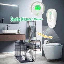 DVL Products Cornmi Kattengeurverwijderaar - Kattenbak Geurverdrijver - Met Ozon & Aromatherapie - Oplaadbaar En Infraroodsensor - Nachtlicht Optie - Duurzaam - Ledverlichting - Honden & Katten Geurverdrijver -Merkloos Winkel 1200x1200 1233