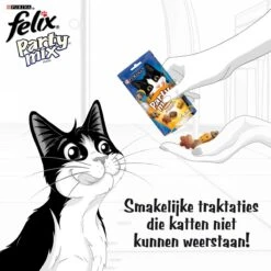 Felix Party Mix - Kattensnacks Original - 8 X 60g -Merkloos Winkel 1200x1200 195