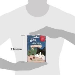 Felix Naturally Delicious Zalm & Spinazie - Kattensnacks - 8 X 50g -Merkloos Winkel 1200x1200 202