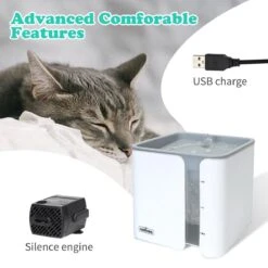 Nobleza USB Drinkfontein Voor Hond/Kat - 2L - Incl. 2 Filters - Wit 21 Nobleza USB Drinkfontein Voor Hond/Kat - 2L - Incl. 2 Filters - Wit -Merkloos Winkel 1200x1200 257