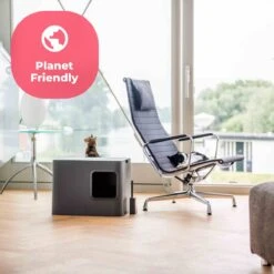 Hoopo® Dome Kattenbak Grijs - Kattenbak - Kattenbakschep - Kattenbakmat -Merkloos Winkel 1200x1200 358