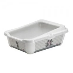 Moderna Trendy Cat Open - Grijs - Kattenbak - 50.5 X 38.5 X 18 Cm -Merkloos Winkel 1200x1200 400