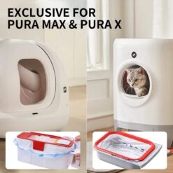 PETKIT Pura X Pura Max Vervangen Afvalzakken|5 Rollen(100 ST)|draagbare Kattenbakafvalbakken|Zakken Voor Zelfreinigende Kattenbak -Merkloos Winkel 1200x1200 417