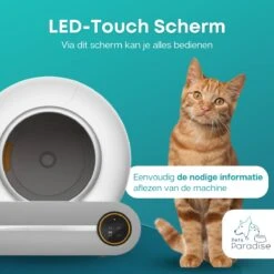 Pets Paradise - Zelfreinigende Kattenbak - Automatische - Elektrische - Scoopfree - Robot Kattenbak - 35dB -Merkloos Winkel 1200x1200 447