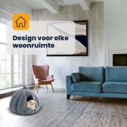 MIRO Katten Huis - Kattenhuizen - Kattenhok - Kattenmand - Dierenhuis - Extra Zacht - Grijs 14 MIRO Katten Huis - Kattenhuizen - Kattenhok - Kattenmand - Dierenhuis - Extra Zacht - Grijs -Merkloos Winkel 1200x1200 473