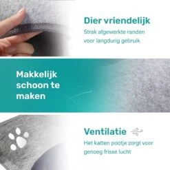 Kattenhangmat - Voor Aan Het Raam - Kom Vorm - Kattenmand - Raam - Hangmat Kat - Dieren - Kattenbed - Kattenmand - Slaapplek - Ligplaats - Grijs 9 Kattenhangmat - Voor Aan Het Raam - Kom Vorm - Kattenmand - Raam - Hangmat Kat - Dieren - Kattenbed - Kattenmand - Slaapplek - Ligplaats - Grijs -Merkloos Winkel 1200x1200 475