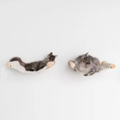 RHRQuality Wandmeubel Wandmontage Klimmuur Kat 53 X 43cm Luxe Hangmat XXL Creme Klim Wand Muur Krabpaal Katten Muurbevestiging -Merkloos Winkel 1200x1200 504