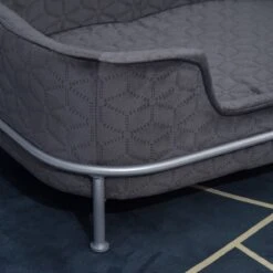 PawHut Hondenbank Met Rugleuning Huisdierenbank Met Metalen Poten Hondenbed Kattenbank D04-157 -Merkloos Winkel 1200x1200 552