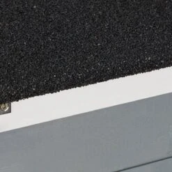 Relaxdays Kattenhuis Buiten - Groot Kattenhok Binnen - Hoog Kattenmeubel Grijs Hout - Tuin -Merkloos Winkel 1200x1200 595