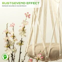 Qoods Kattenhangmat Macramé - Hangende Kattenmand Raam Of Radiator - Kattenbed - Poezenmand -Merkloos Winkel 1200x1200 625