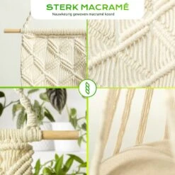 Qoods Kattenhangmat Macramé - Hangende Kattenmand Raam Of Radiator - Kattenbed - Poezenmand -Merkloos Winkel 1200x1200 627