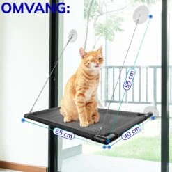 Kattenhangmat - Hangmat Kat- Kattenhangmat Raam – Kattenbed - Kattenhangmand - Kattenkussen -Merkloos Winkel 1200x1200 644