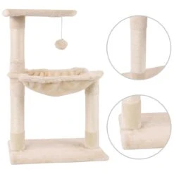 Merkloos MC Star Katten Krabpaal 70cm Krassen Grote Nis En Bal Opgeschort Spelen Schraper Platform Sisal - Beige, 70cm 8 Merkloos MC Star Katten Krabpaal 70cm Krassen Grote Nis En Bal Opgeschort Spelen Schraper Platform Sisal - Beige, 70cm -Merkloos Winkel 1200x1200 726