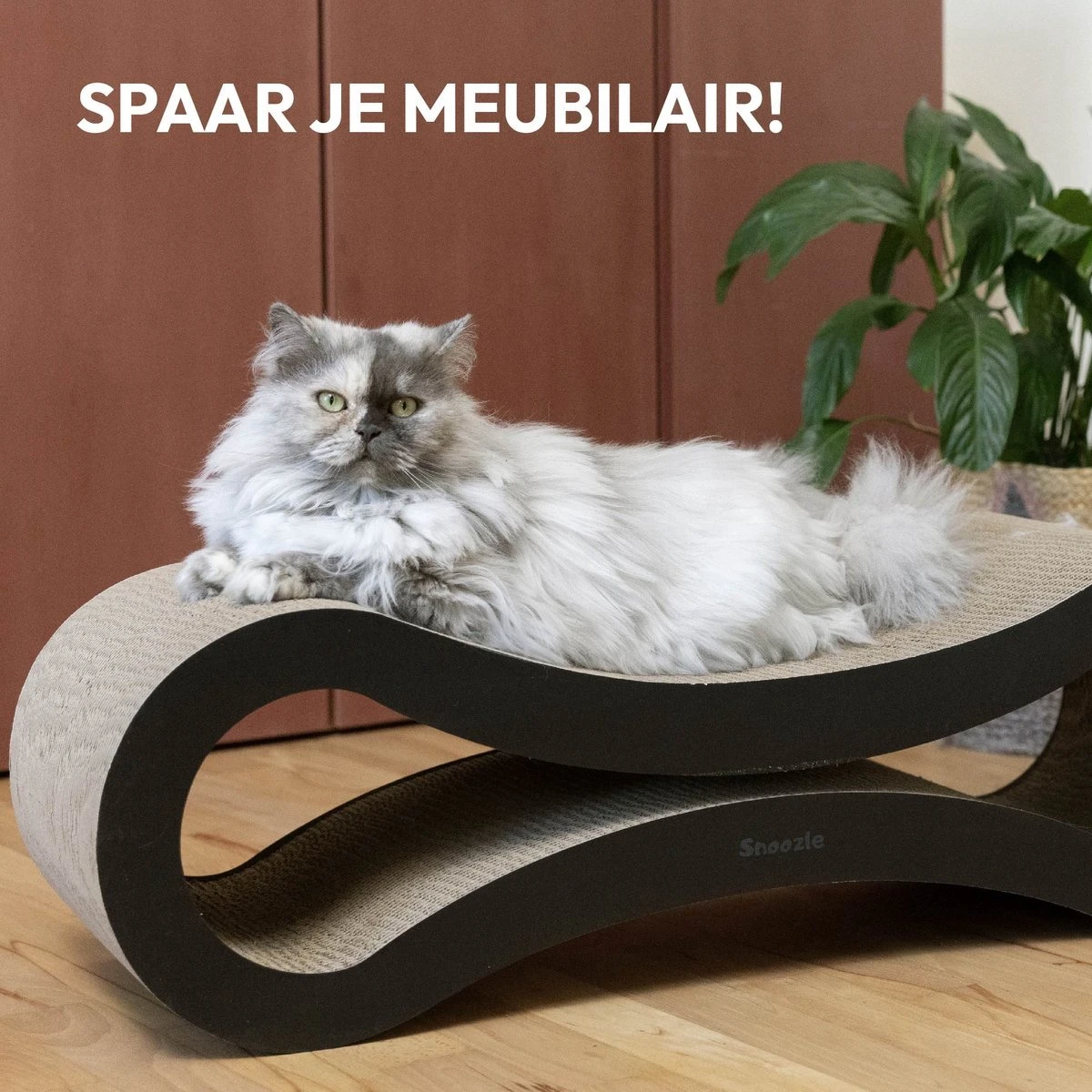 Snoozle Loop Krabpaal Voor Katten - Zwart - 86cm - Krabmeubel Voor Grote Katten - Karton 12 Snoozle Loop Krabpaal Voor Katten - Zwart - 86cm - Krabmeubel Voor Grote Katten - Karton - Afbeelding 12