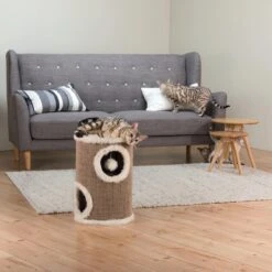 Trixie Krabton Edoardo Taupe / Creme - 33X33X50 CM -Merkloos Winkel 1200x1200 752