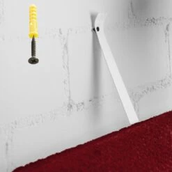 Tectake - Krabpaal Fippi Kattenkrabpaal - 201 Cm Hoog - Rood/wit - 402187 -Merkloos Winkel 1200x1200 757