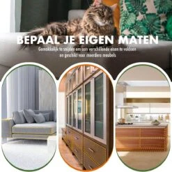 DynaBright Anti Krab Vellen Voor Kat En Hond - 8 XL Vellen – 43.2 X 30.5cm - Tegen Krabben – Bank Bescherming – Meubelbescherming – Krabpaal Voor Katten – Anti Scratch – Transparant - Plakfolie -Merkloos Winkel 1200x1200 763