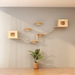 Katten Klimwand |2 Ladders Krabpaal En 2 Huisjes | Kat Klimmuur | Huisdieren | Vermaak Voor Katten 16 Katten Klimwand |2 Ladders Krabpaal En 2 Huisjes | Kat Klimmuur | Huisdieren | Vermaak Voor Katten -Merkloos Winkel 1200x1200 783