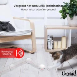 Catchit!® Interactieve Zelfrollende Bal Katten - Kattenspeeltjes - Inclusief USB Kabel En Staartjes - Kattenspeelgoed - Smart - Grijs 8 Catchit!® Interactieve Zelfrollende Bal Katten - Kattenspeeltjes - Inclusief USB Kabel En Staartjes - Kattenspeelgoed - Smart - Grijs -Merkloos Winkel 1200x1200 844