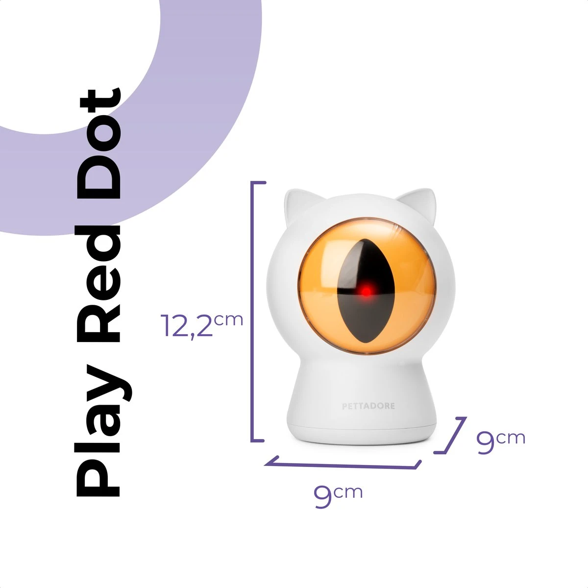 Pettadore - Laser Kattenspeeltjes - Smart Met Autoplay En Handmatig Via App 12 Pettadore - Laser Kattenspeeltjes - Smart Met Autoplay En Handmatig Via App - Afbeelding 12