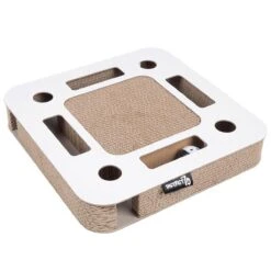 Interactief Krabspeelgoed Van Karton Met Balletje En Belletje - District 70 SPY - Zwart Of Wit 35x35x6cm - Zwart -Merkloos Winkel 1200x1200 895