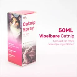 LBB - Catnip Spray 50ML - 100% Natuurlijk - CE Gekeurd - Kattenkruid Spray - Catnip Speelgoed - Valeriaan - Kat - Katten -Merkloos Winkel 1200x1200 940