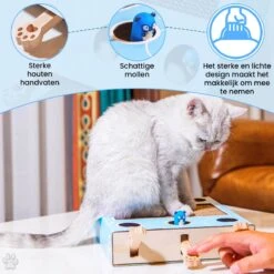 Sla De Mol Kattenspeeltje - Katten Speelgoed - Kattenspeelgoed - Kattenspeeltjes - Kattenspeeltjes Intelligentie - Kattenspeelgoed Intelligentie -Merkloos Winkel 1200x1200 980