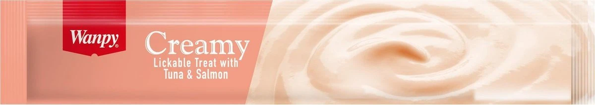 Wanpy Creamy Lickable Treats Tonijn En Garnaal - Voordeelbundel 5 Stuks - Kattensnack 2 Wanpy Creamy Lickable Treats Tonijn En Garnaal - Voordeelbundel 5 Stuks - Kattensnack - Afbeelding 2