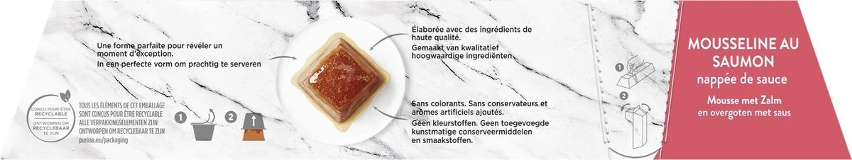 Gourmet Revelations Mousse - Kattenvoer Natvoer - Zalm - 24 X 57 G 7 Gourmet Revelations Mousse - Kattenvoer Natvoer - Zalm - 24 X 57 G - Afbeelding 7