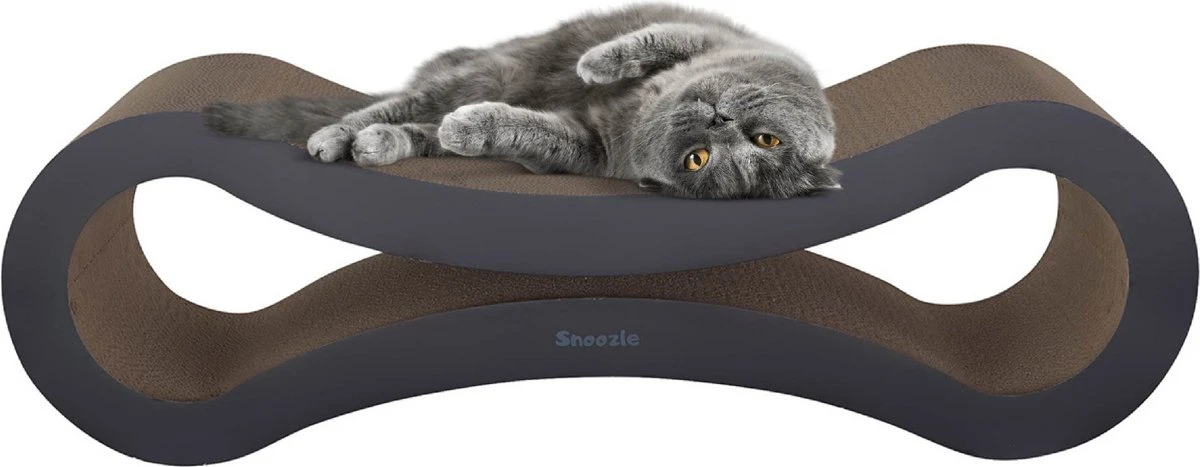 Snoozle Loop Krabpaal Voor Katten - Zwart - 86cm - Krabmeubel Voor Grote Katten - Karton 1 Snoozle Loop Krabpaal Voor Katten - Zwart - 86cm - Krabmeubel Voor Grote Katten - Karton