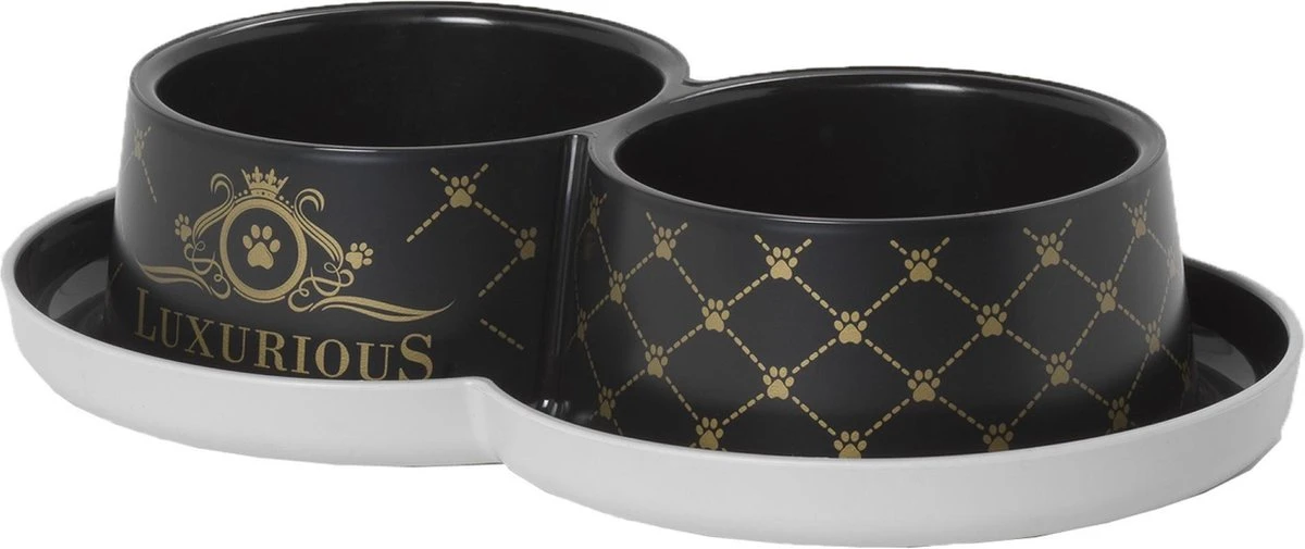 Moderna Luxurious Pets Voerbak Dubbel 2 Moderna Luxurious Pets Voerbak Dubbel - Afbeelding 2