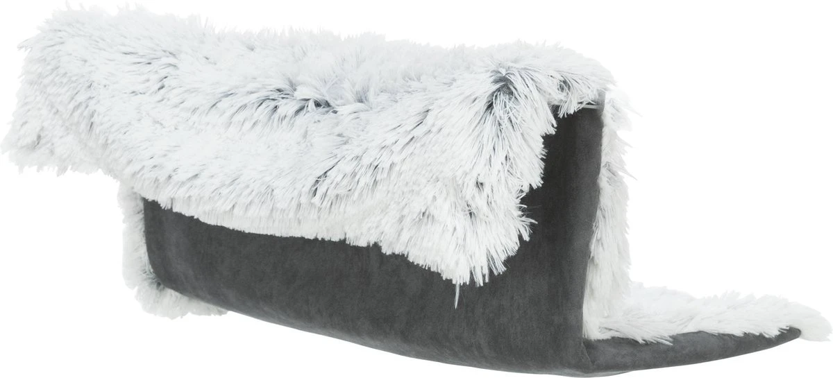 Trixie Radiator Hangmat Harvey Langhaar Pluche / Velours Wit Zwart - 45X31X26 CM 4 Trixie Radiator Hangmat Harvey Langhaar Pluche / Velours Wit Zwart - 45X31X26 CM - Afbeelding 4