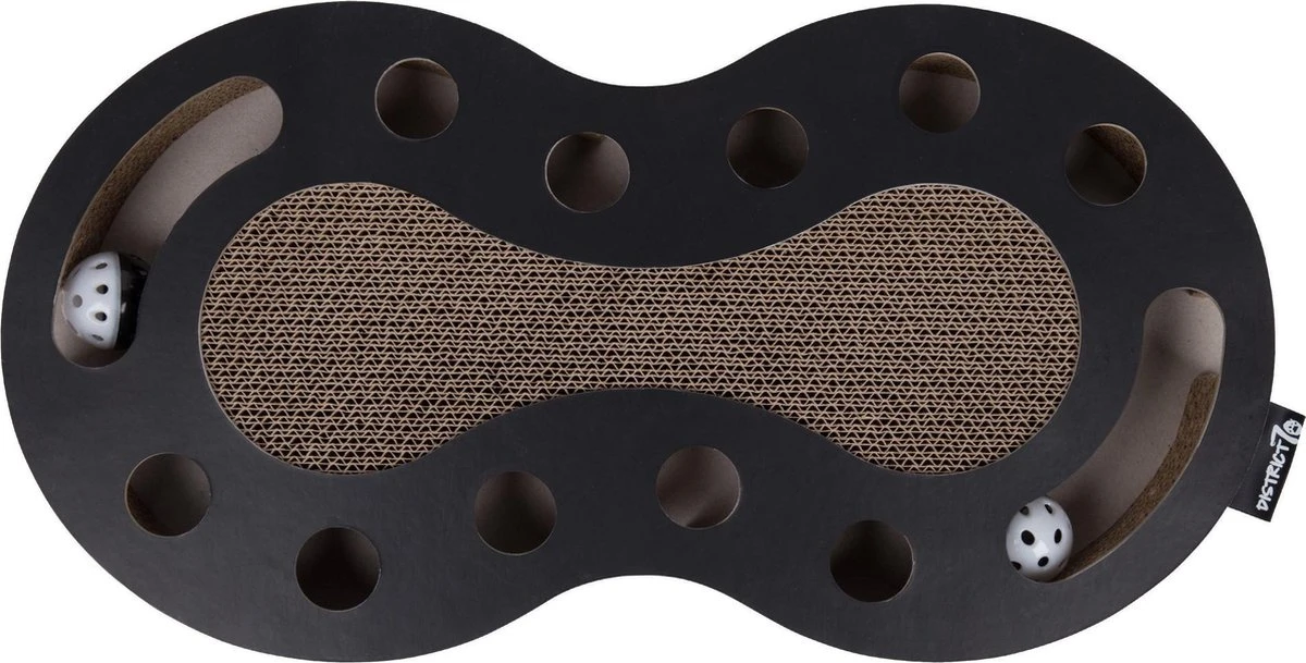 Interactief Design Krabspeelgoed Voor Katten Van Duurzaam Karton - District 70 SNAKE - Zwart 2 Interactief Design Krabspeelgoed Voor Katten Van Duurzaam Karton - District 70 SNAKE - Zwart - Afbeelding 2
