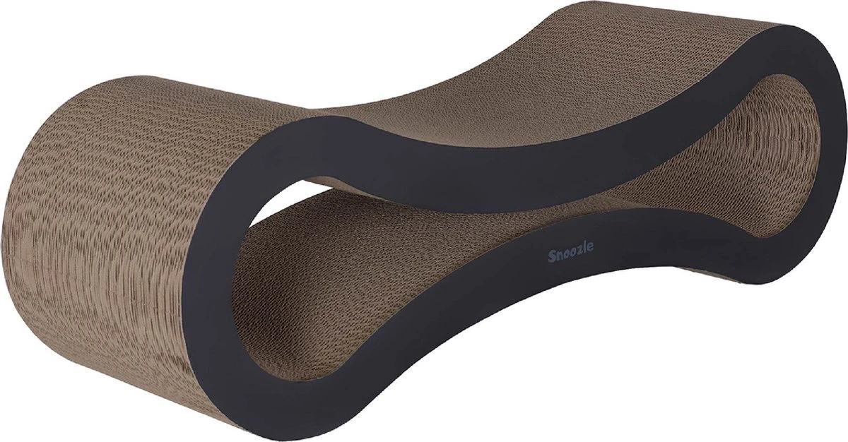 Snoozle Loop Krabpaal Voor Katten - Zwart - 86cm - Krabmeubel Voor Grote Katten - Karton 3 Snoozle Loop Krabpaal Voor Katten - Zwart - 86cm - Krabmeubel Voor Grote Katten - Karton - Afbeelding 3