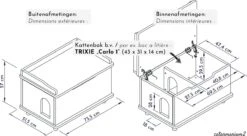 WONDERMAKE® Grote Kattenkast Houten Voor Kattenbak-box Kattentoilet, XL-kattenbak Dressoir Kastje, Designer Kattenhuis Met Kattenhol Kattenmand, Kasten Kast Voor Badkamer, 73,5 X 51,5 X 57 Cm, Wit 14 WONDERMAKE® Grote Kattenkast Houten Voor Kattenbak-box Kattentoilet, XL-kattenbak Dressoir Kastje, Designer Kattenhuis Met Kattenhol Kattenmand, Kasten Kast Voor Badkamer, 73,5 X 51,5 X 57 Cm, Wit -Merkloos Winkel 1200x663