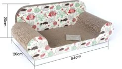 Nobleza 46IIC Design Krabsofa - Krabplank Met Catnip - L54 X B26 X H20 Cm -Merkloos Winkel 1200x678 1