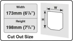Cat Mate Kattendeur Microchip 360 Wit -Merkloos Winkel 1200x680 5