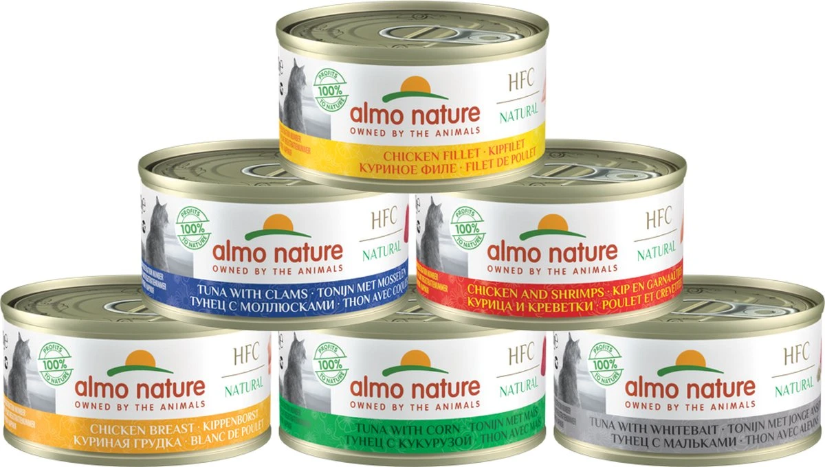 Almo Nature Natvoer Voor Katten - HFC Natural - 24 X 70g - Kippenborst - 24 X 70 Gram 9 Almo Nature Natvoer Voor Katten - HFC Natural - 24 X 70g - Kippenborst - 24 X 70 Gram - Afbeelding 9