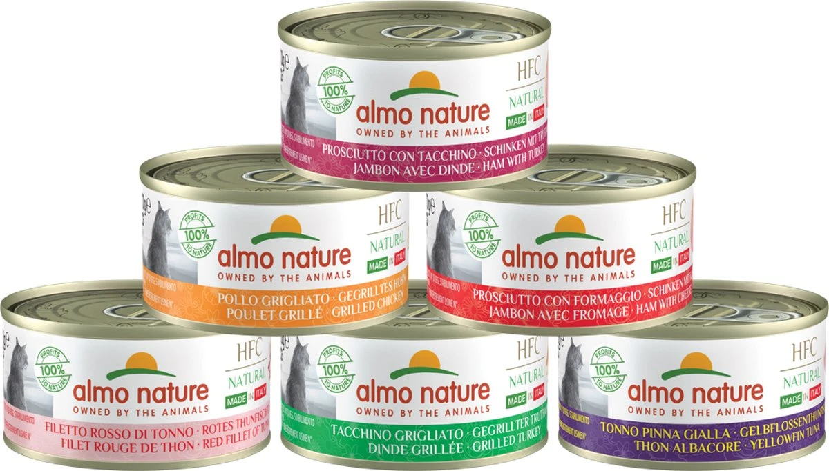 Almo Nature Natvoer Voor Katten - HFC Natural - 24 X 70g - Kippenborst - 24 X 70 Gram 1 Almo Nature Natvoer Voor Katten - HFC Natural - 24 X 70g - Kippenborst - 24 X 70 Gram