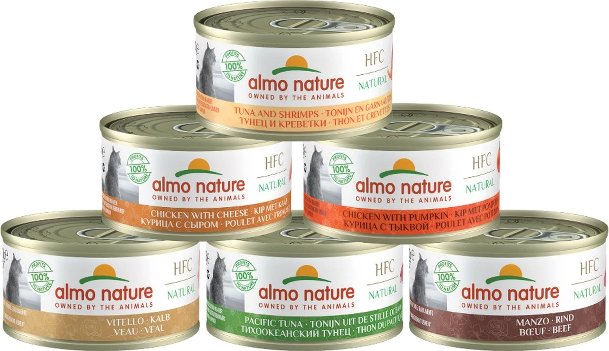 Almo Nature Natvoer Voor Katten - HFC Natural - 24 X 70g - Kippenborst - 24 X 70 Gram 8 Almo Nature Natvoer Voor Katten - HFC Natural - 24 X 70g - Kippenborst - 24 X 70 Gram - Afbeelding 8