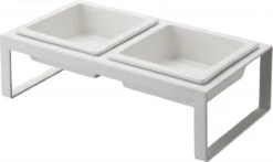 Yamazaki Tower Dierenvoerbakjes - Wit -Merkloos Winkel 1200x716 1