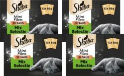 Sheba Multipack Mini Filets Chef Pouch - Kattenvoer - 4 X 12x85 G -Merkloos Winkel 1200x733