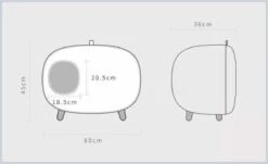 MakeSure Kattenbak Met Lade - Groen - 60 X 38 X 45 Cm - Design -Merkloos Winkel 1200x736