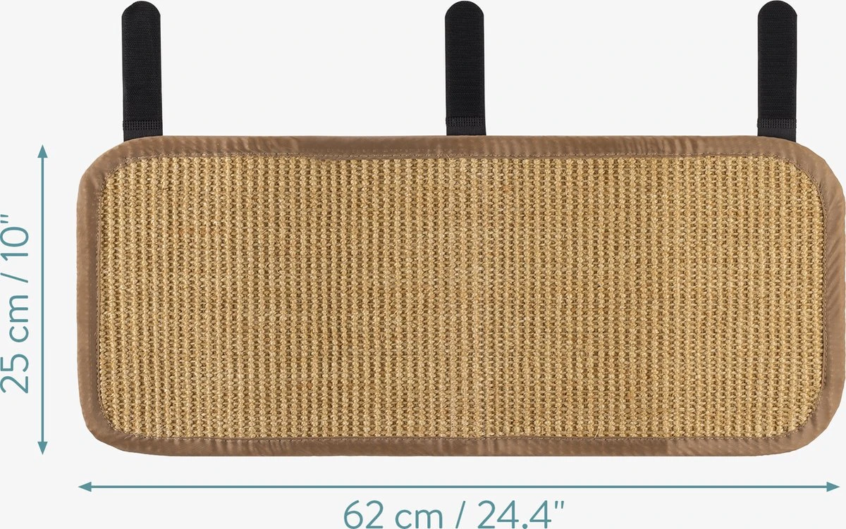 Navaris Sisal Katten Krabmat - Bescherming Van Meubels Tegen Krabben - Krabbescherming Voor Tafels En Stoelen- Gemakkelijk Aan Te Brengen 2 Navaris Sisal Katten Krabmat - Bescherming Van Meubels Tegen Krabben - Krabbescherming Voor Tafels En Stoelen- Gemakkelijk Aan Te Brengen - Afbeelding 2